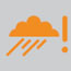 Alfa Romeo Giulia Rain Sensor Failure (Exclamation Mark with Rain Cloud) dashboard warning light symbol