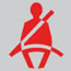 Alfa Romeo Giulia Seat Belt dashboard warning light symbol