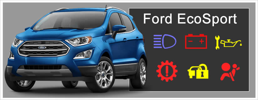 Ford EcoSport Dashboard Warning Light and Symbols Meaning