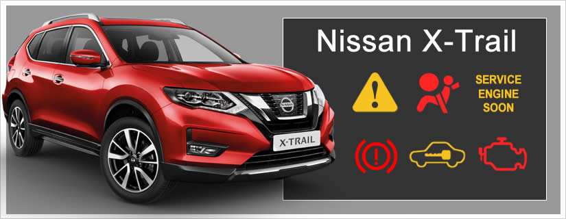  Explicación de los símbolos de advertencia/luces del tablero del Nissan X-Trail