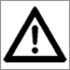 Nissan X-Trail Master Warning Light Symbol (Triangle containing exclamation mark)