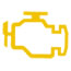 Vauxhall Meriva (Opel Meriva) Engine Fault (MIL) Dashboard Warning Light Symbol