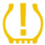 Vauxhall Meriva (Opel Meriva) Tyre Pressure Monitoring System (TPMS) Dashboard Warning Light Symbol