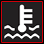 Dacia Sandero Stepway Engine Overheating Coolant Dashboard Warning Symbol Light