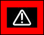 Jaguar XF Critical Warning (Red Triangle + Exclamation Mark) Fault Dashboard Warning Symbol Light