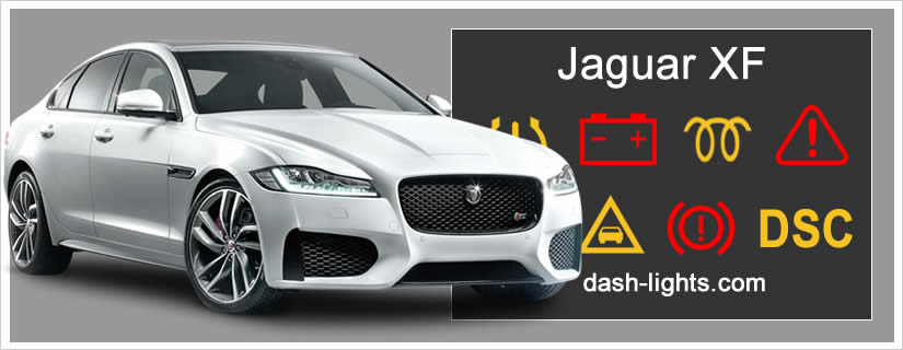 Jaguar XF Dashboard Warning Lights and Symbols explained