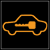 Nissan Sentra Security Indicator (Car with Key) Dashboard Warning Lights Symbol