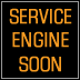 Nissan Sentra SERVICE ENGINE SOON Dashboard Warning Lights Symbol