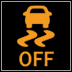 Nissan Sentra Traction Control / Slip Indicator OFF Dashboard Warning Lights Symbol