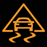 ESP / ESC Fault Dashboard Warning Light Symbol