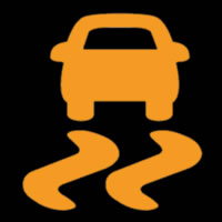 Dynamic Stability Control Dashboard Warning Light Symbol