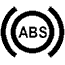 Vauxhall Mokka / Mokka X Antilock Braking System (ABS) Dashboard Warning Lights Symbols