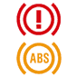 Citroën DS3 / DS Automobiles DS 3 EBFD Dashboard Warning Light Symbol