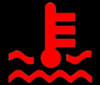 Dacia Duster Engine Coolant (Overheating) Dashboard Warning Lights Symbols Meaning