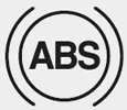 Hyundai i10 ABS (Anti Lock Braking System) Dashboard Warning Symbol Lights