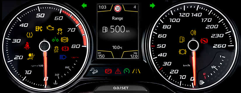 SEAT Ateca Dashboard Warning Lights