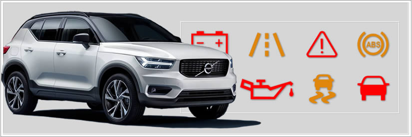 Volvo XC40 Dashboard Warning Lights and Symbols Meaning