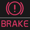 Volvo XC40 Red Brake Warning Symbol Dashboard Light