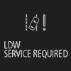 Mitsubishi Outlander LDW Service Required Dashboard Warning Light