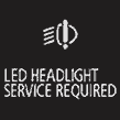Mitsubishi Outlander LED Headlights Fault Dashboard Warning Light