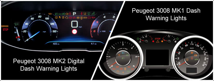 Peugeot 3008 Dashboard Warning Lights