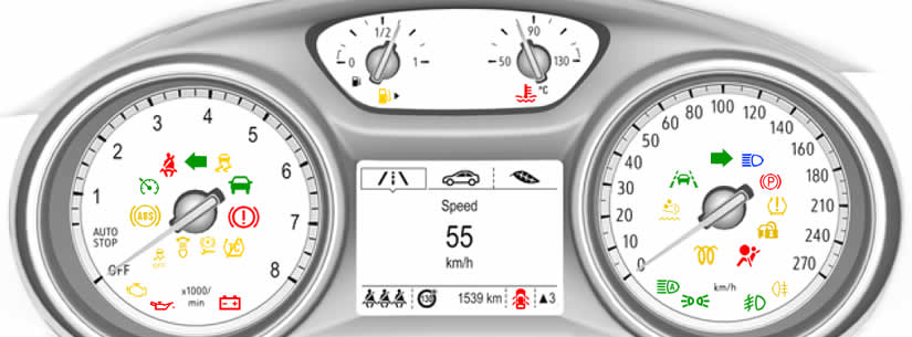 Vauxhall Opel Insignia Dash Warning Lights
