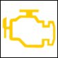 Vauxhall Opel Insignia Malfunction Indicator Light (MIL) or Check Engine Light Dashboard Warning Symbol