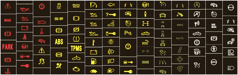 Audi A 6 Dashboard Warning Lights Symbols
