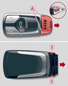 Replace Audi A5 Remote Control Key Fob Battery Guide