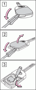 thumbnail image 2 of Flip Key Shell & Remote Control Kit For Toyota Aygo + Switch + Battery 2 of 6