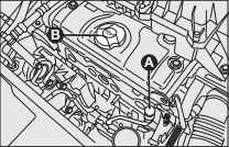 Adding engine oil to the Fiat Fiorino