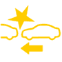 Hyundai Kona Forward Collision Avoidance Assist (FCA) Warning Light