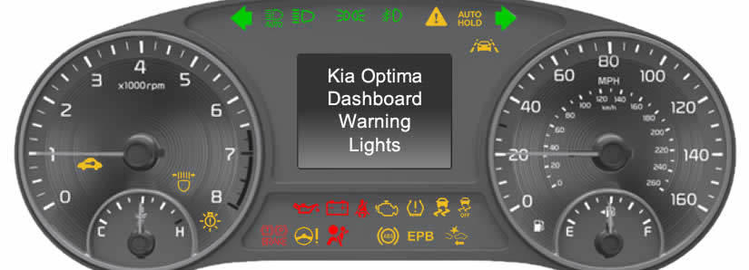 Kia Optima Dashboard Warning Lights