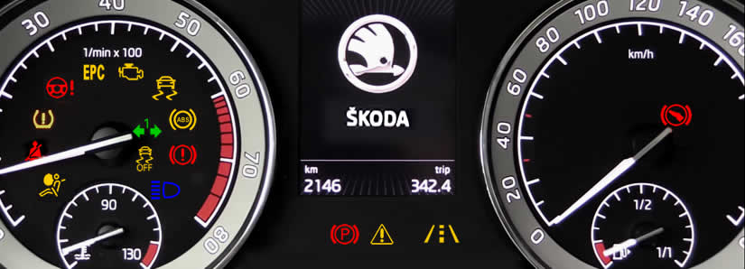 elasticitet skrædder bandage Škoda Superb Dashboard Warning Lights - DASH-LIGHTS.COM