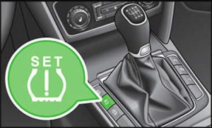 Škoda Superb Tyre Pressure Reset Button