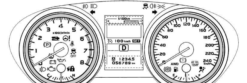 Subaru Outback Dashboard Warning Lights -