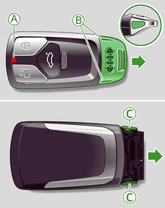 Audi Q5 Mk 2 Key Battery Replacement