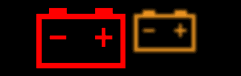 Car Battery Dashboard Warning Light