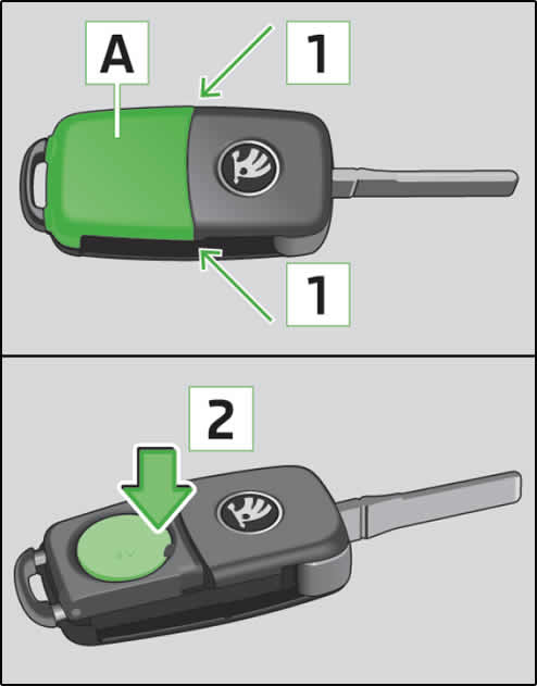 Škoda Superb Mk 2 (2008 - 2015) Key Fob