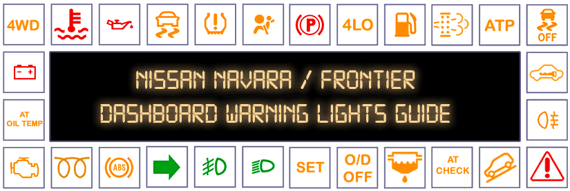 Nissan Navara / Frontier Dashboard Warning lights