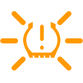 Ford C-Max Tire Pressure  Monitor Fault Dashboard Warning Light