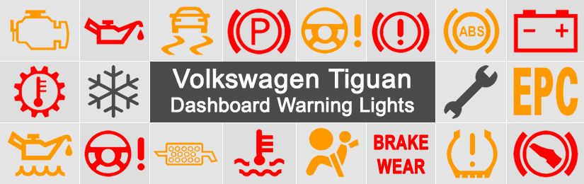 VW Tiguan Dashboard Warning Lights - DASH-LIGHTS.COM