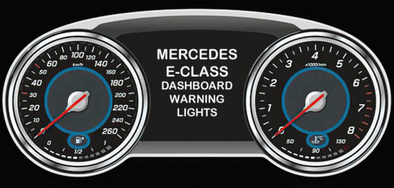 Mercedes E Class Dashboard Warning Lights - DASH-LIGHTS.COM