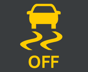 Škoda Yeti Traction Control OFF Warning Light