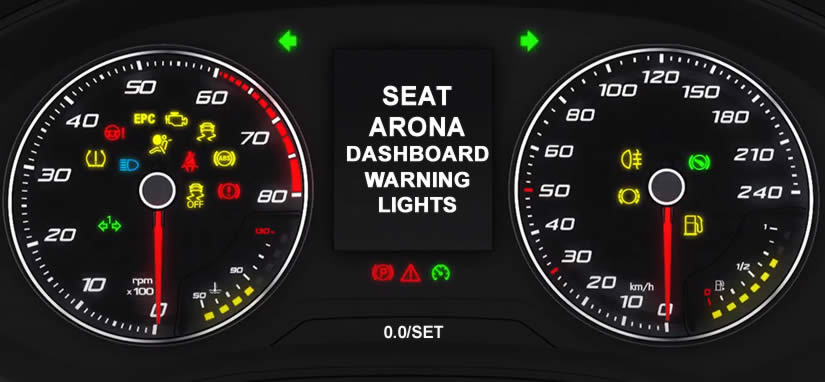 SEAT Arona Dashboard Warning Lights