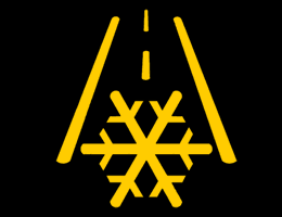 Ford B-Max Snowflake Warning Light