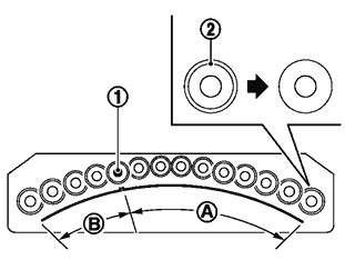 First generation Nissan Leaf power meter dashboard gauge