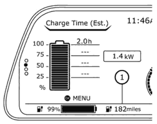 Second generation Nissan Leaf driving range