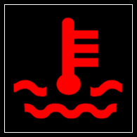 Nissan Kicks Engine Temperature Dash Warning Light Symbol