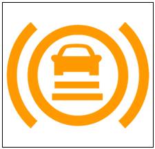 Citroen C5 Aircross Collision Alert Warning Light